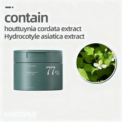 Heartleaf 77% Gentle Toner Pads