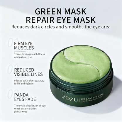 Avocado & Gold Eye Patches