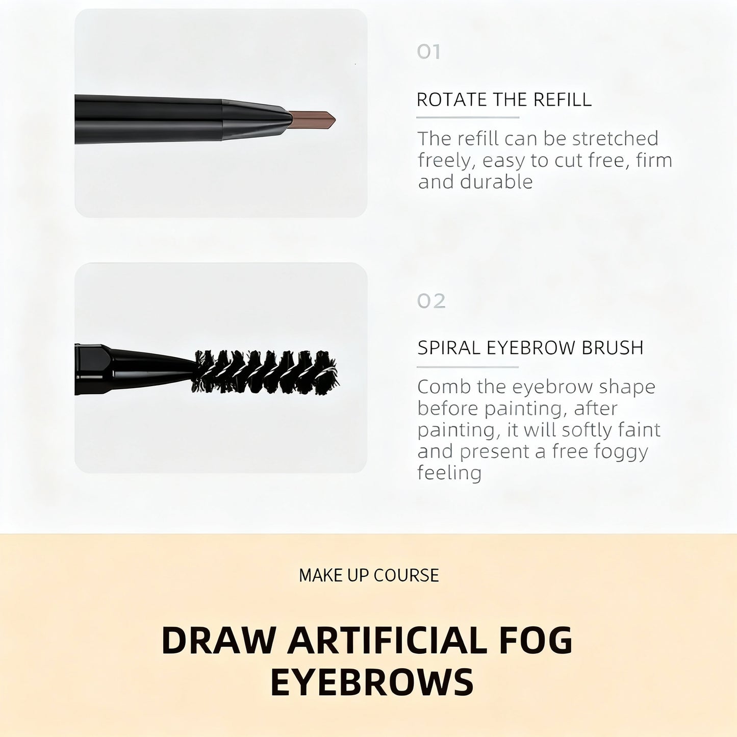 Dual-Ended Brow Pencil